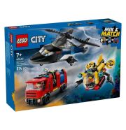 LEGO® City 60462 Helikopter, tűzoltóautó és tengeralattjáró egy csomagban