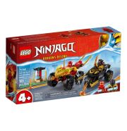LEGO® Ninjago 71789 Kai és Ras autós és motoros csatája