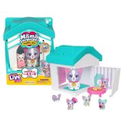 Little Live Pets Mama Surprise - Mama háza, Francia bulldog család