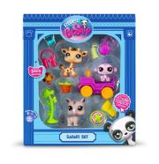 Littlest Pet Shop 3 db-os figura készlet - Szafari