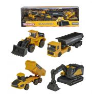 Majorette Volvo munkagépek 4 darabos szett