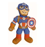 Marvel hős puha játék hanggal, 20 cm - Amerika Kapitány