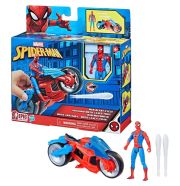Marvel Pókember hálólövő motor 10 cm-es figurával