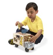Melissa & Doug Fa készségfejlesztő játék, Állatos formaillesztő