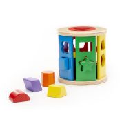 Melissa & Doug Fa készségfejlesztő játék, Gurulós formarendező