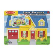 Melissa & Doug Hangos puzzle, A ház körül