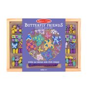 Melissa & Doug Kreatív játék, Fa gyöngy szett, pillangó