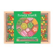 Melissa & Doug Kreatív játék, Fa gyöngy szett, virágok