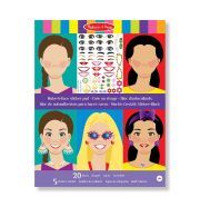 Melissa & Doug, kreatív játék, készíts arcot matrica készlet
