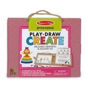 Melissa & Doug Kreatív játék, Letörölhető rajzoló és mágneses játékkészlet - hercegnő