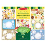 Melissa & Doug Kreatív játék, Matrica készlet, ételkészítés