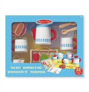 Melissa & Doug sütés-főzés, fa teafőző szett