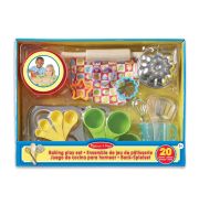 Melissa & Doug, sütés-főzés, játék sütő készlet