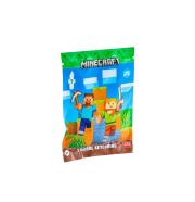 Minecraft mini figura kulcstartó tasakban, 1 db - többféle