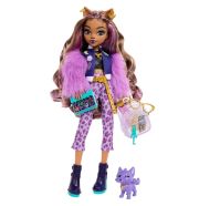 Monster High Szörnyen új baba kiskedvenccel - Clawdeen Wolf