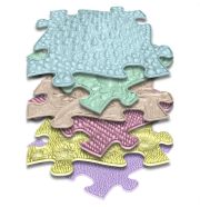 Muffik ortopédiai puzzle szőnyeg - Bébi készlet, B változat, 6 db