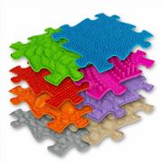 Muffik ortopédiai puzzle szőnyeg - Medium 1 készlet, A változat, 8 db