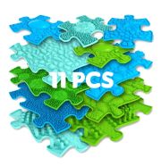 Muffik ortopédiai puzzle szőnyeg - óceán alapkészlet, 11 db