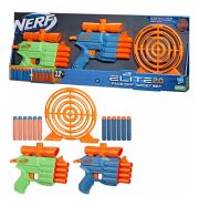 Nerf Elite 2.0 Face Off Target Set szivacslövő fegyver szett 12 db tölténnyel