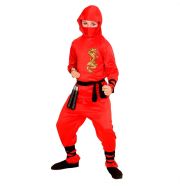 Piros sárkány ninja jelmez, 158 cm