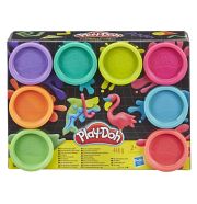 Play-Doh 8 db-os gyurmakészlet - neon színek