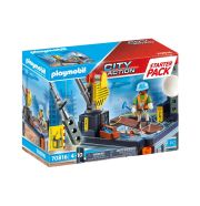 PLAYMOBIL® 70816 Starter Pack Építkezés csörlővel