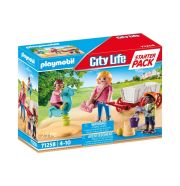 PLAYMOBIL® 71258 Starter Pack - Óvonó húzható kiskocsival