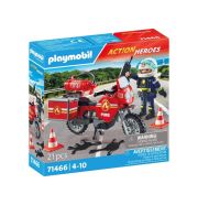 PLAYMOBIL® 71466 Motoros tűzoltó olajfoltokkal