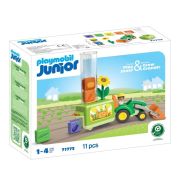 PLAYMOBIL® 71773 JUNIOR traktor megrakható és üríthető platóval