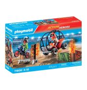 PLAYMOBIL® 71808 Kaszkadőrök motorral és homokfutóval