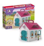 Schleich 42703 Horse Club hordozható nyitott istálló