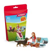 Schleich 42748 Pocket Set - Horse Club Éjszakai szállás Hannah-val