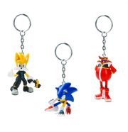 Sonic Prime meglepetés minifigura kulcstartó tasakban - 12 féle