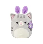 Squishmallows - Tally, a szürke cica nyuszi fülekkel 20 cm