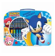 Színező készlet bőröndben - Sonic