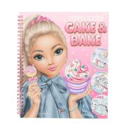 TOPModel Cake and Bake kifestőkönyv flitterekkel