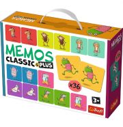 Trefl Classic&Plus Memóriajáték 36 db - Mozogj és játssz