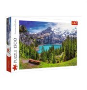 Trefl puzzle 1500 db - Oeschinen-tó, Alpok, Svájc