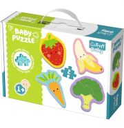Trefl puzzle 4x2 db - Zöldségek és gyümölcsök