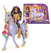 Unikornis Akadémia szivárványosan világító unikornis babával szett - Sophia & Wildstar
