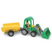 Wader Homlokrakodós traktor utánfutóval 38 cm