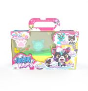 Washy Friends Color Reveal Pancsoló cicusok káddal és 5 kiegészítővel - Cirmi